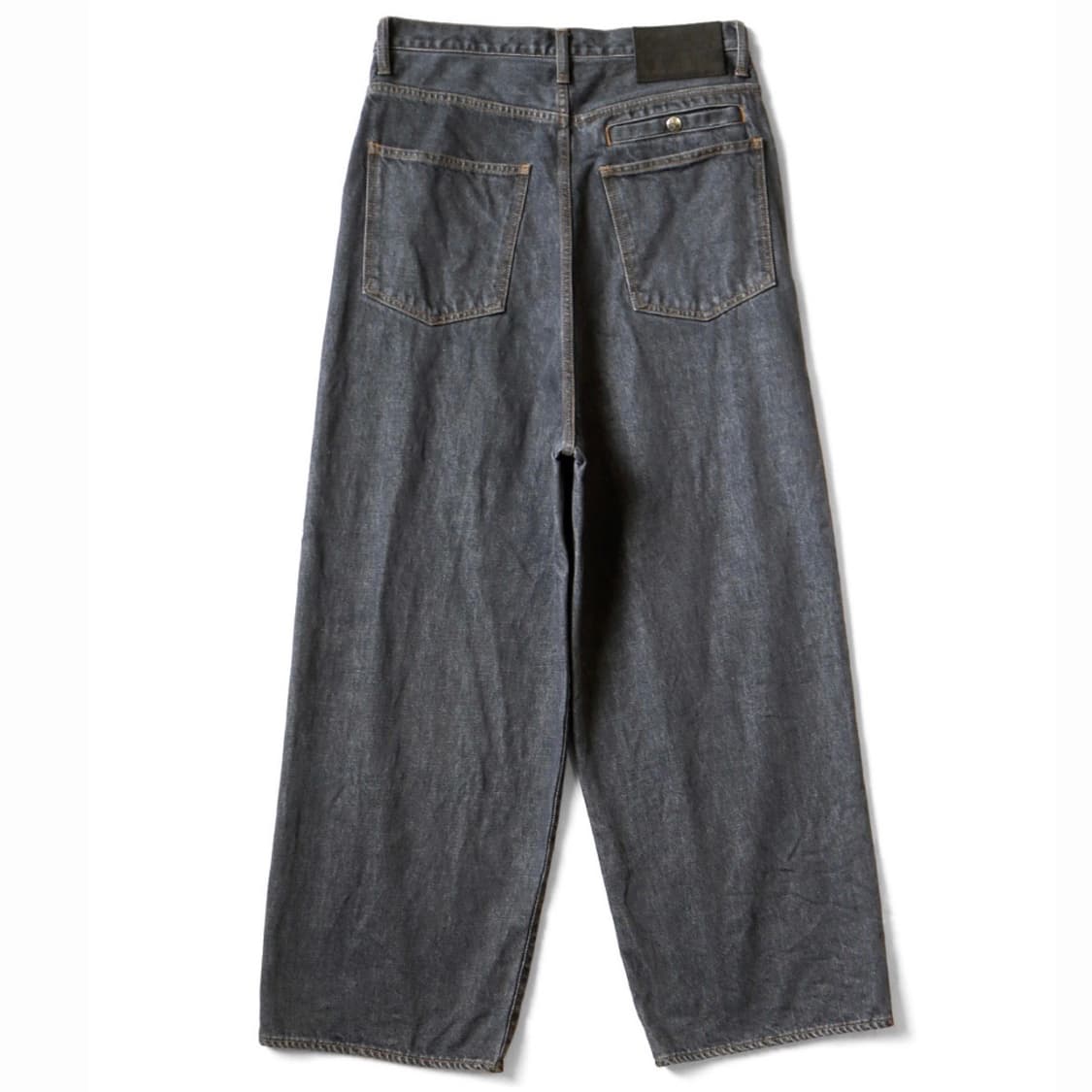 캐피탈 14oz 블랙x키나리 데님 포트 팬츠 상품이미지1