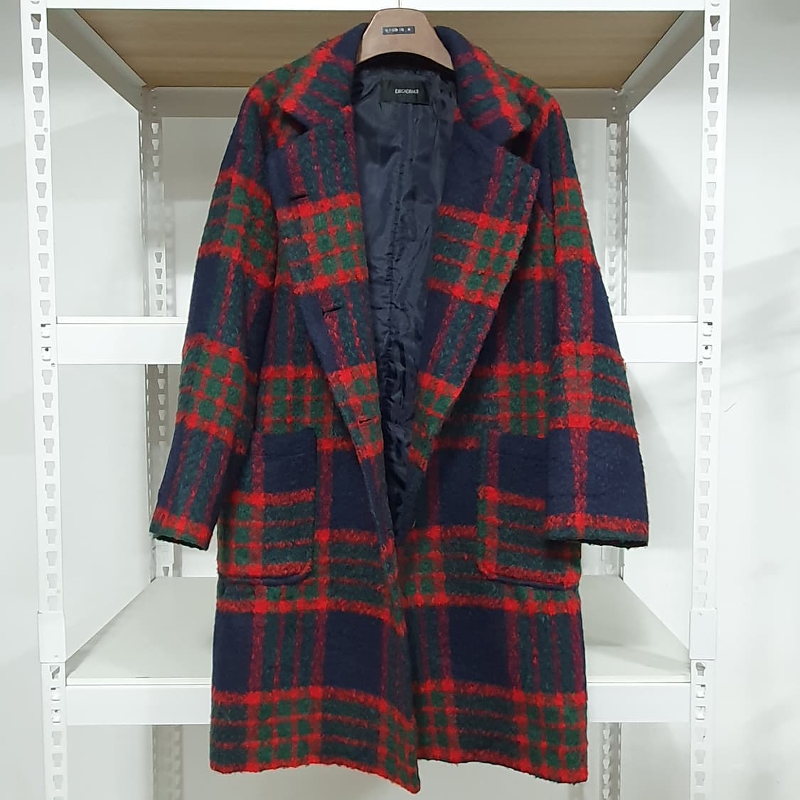 DECADENCE 체크 롱 코트 상품이미지3