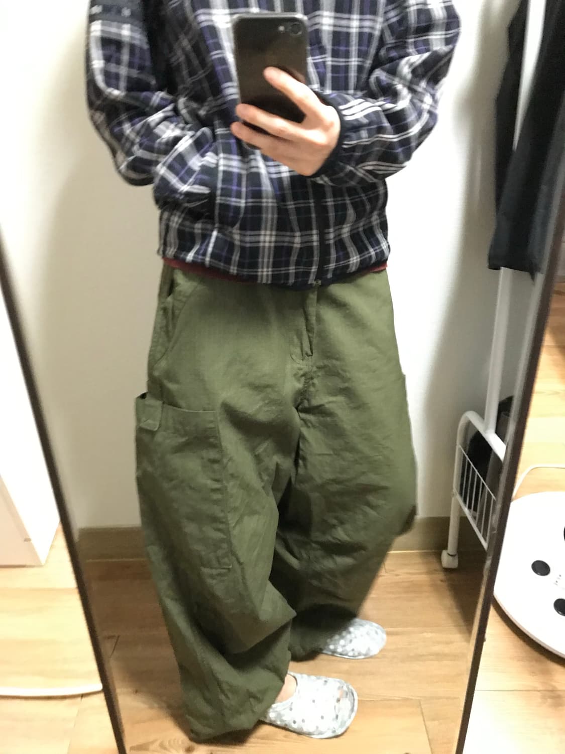 카키 카고팬츠 상품이미지1