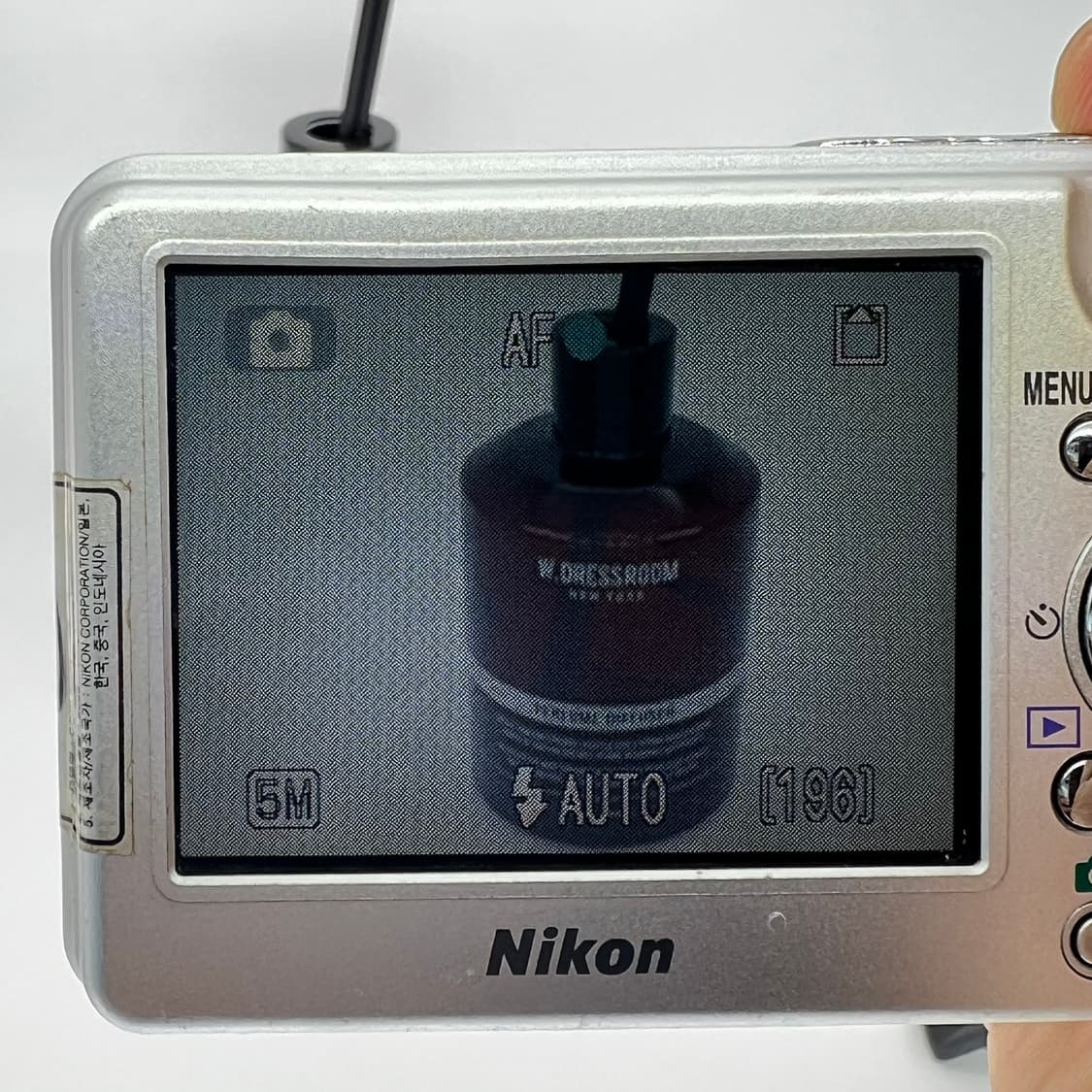 니콘 쿨픽스 Nikon Coolpix S1 실버 상품이미지10