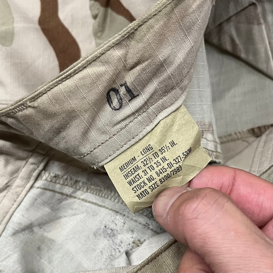 미군 데저트 카모 BDU 팬츠 M/L (~34“) 상품이미지5
