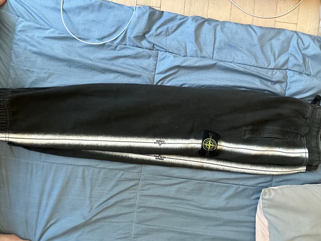 S 슈프림 스톤아일랜드 스웨트 팬츠 상품이미지3