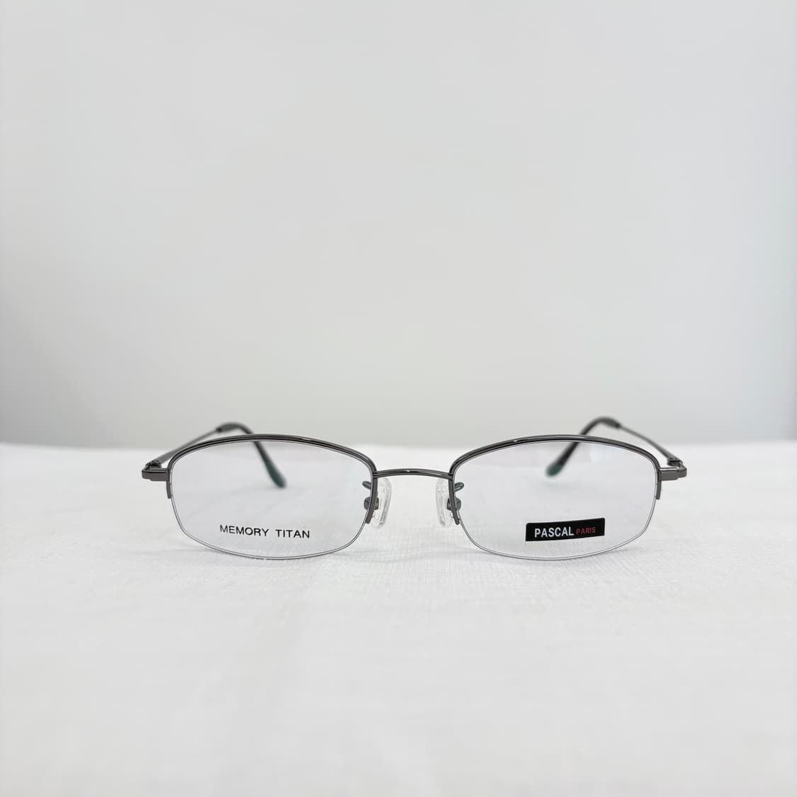 PASCAL Paris 그레이 티타늄 반무테 상품이미지1