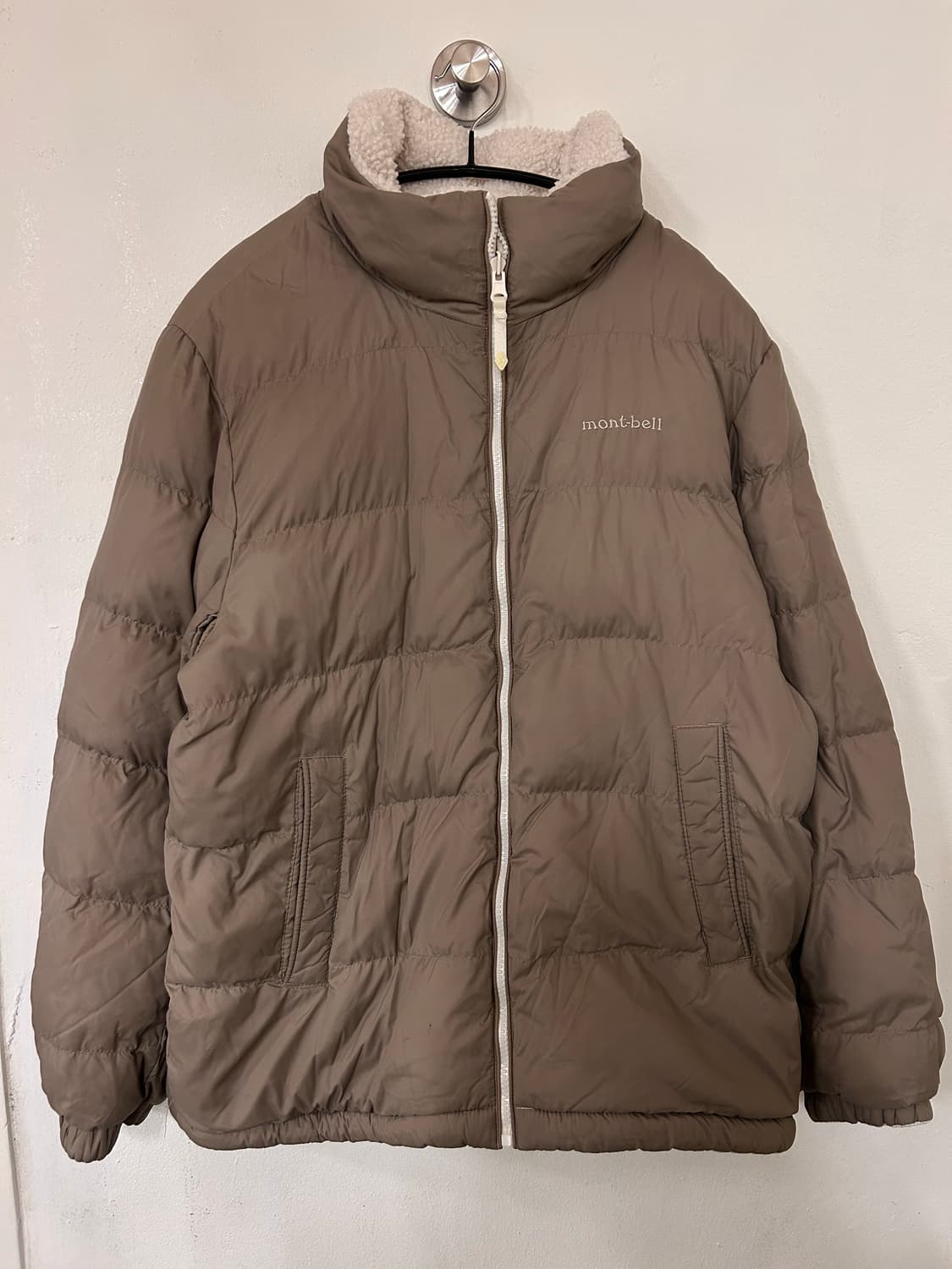 몽벨 남성 리버시블 플리스 패딩 자켓 100 상품이미지4