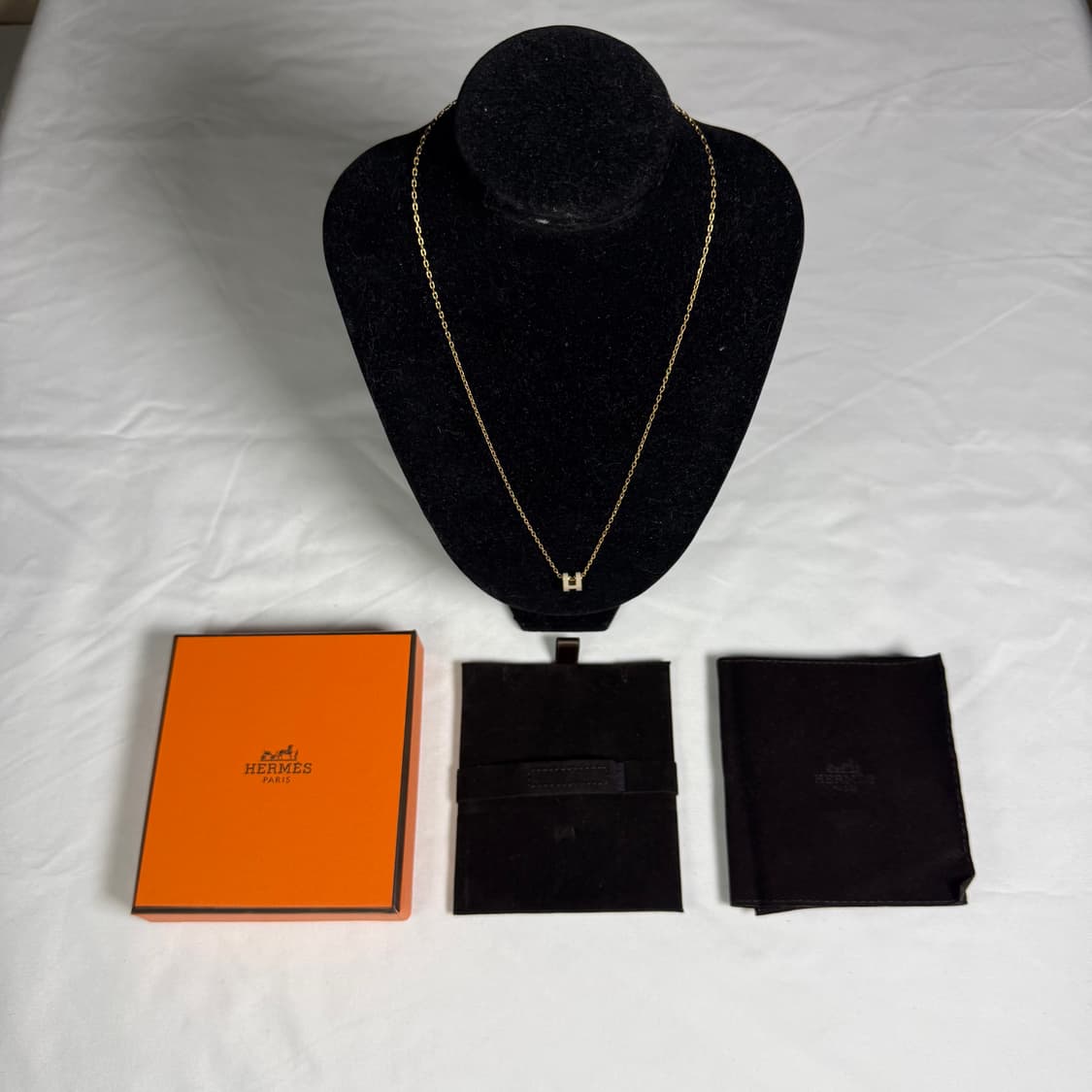 [21SS,풀구성] 에르메스 미니 팝아슈 펜던트 네크리스 목걸이 상품이미지7
