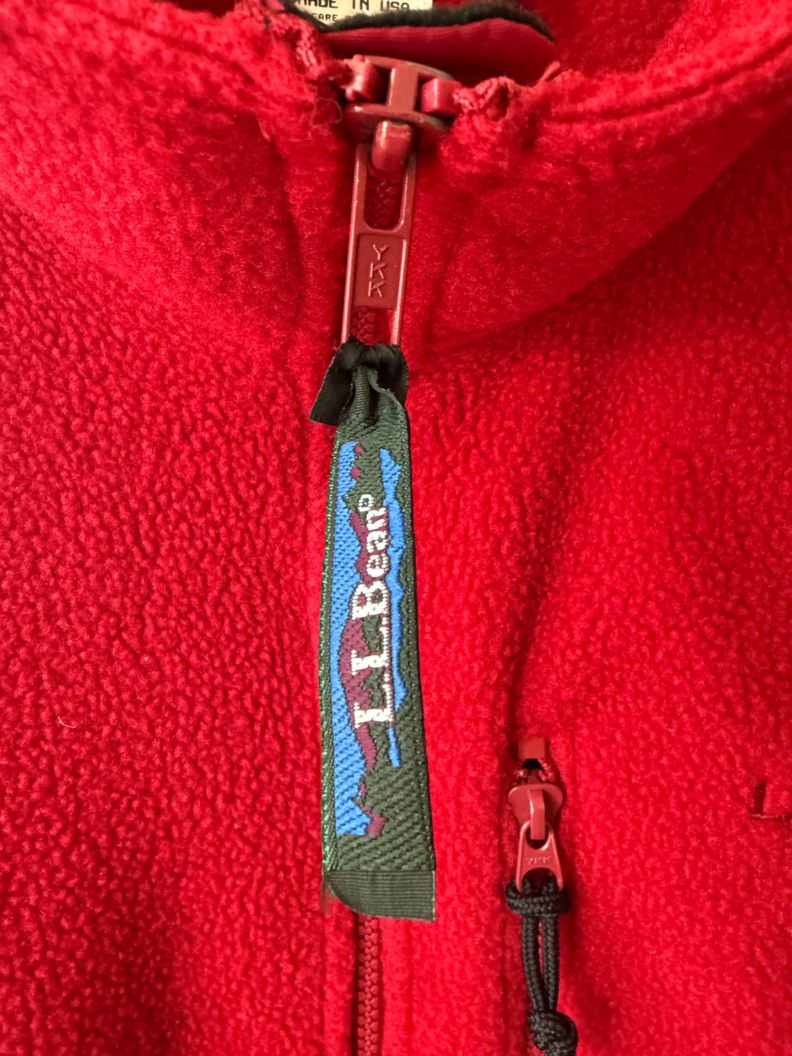 USA made🇺🇸 L.L.Bean fleece jacket XL 상품이미지5
