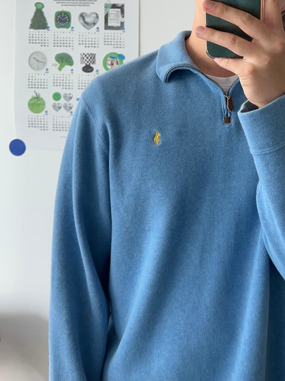 폴로 랄프로렌 반집업 니트 XXL 상품이미지7