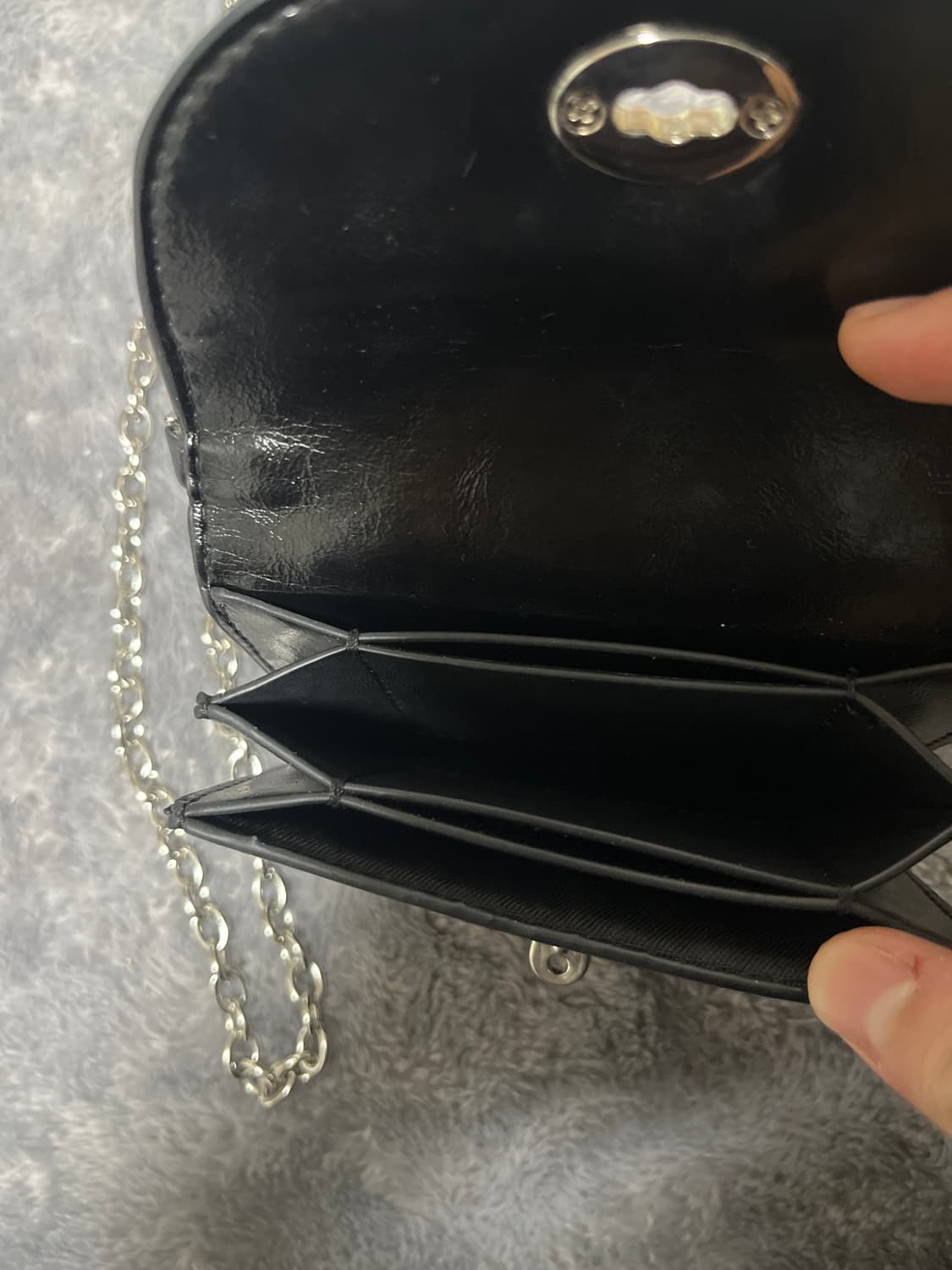 아노에틱 블랙 미니 체인 크로스백 상품이미지3