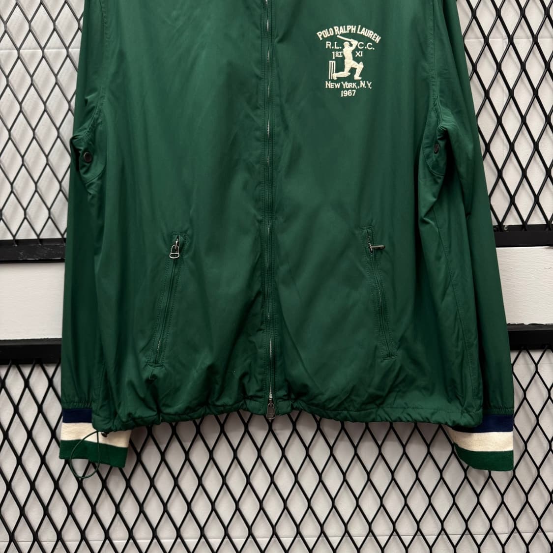 00s 폴로 랄프로렌 트랙자켓 스포츠 헤리티지 RLCC 로고 디테일 그린 상품이미지4