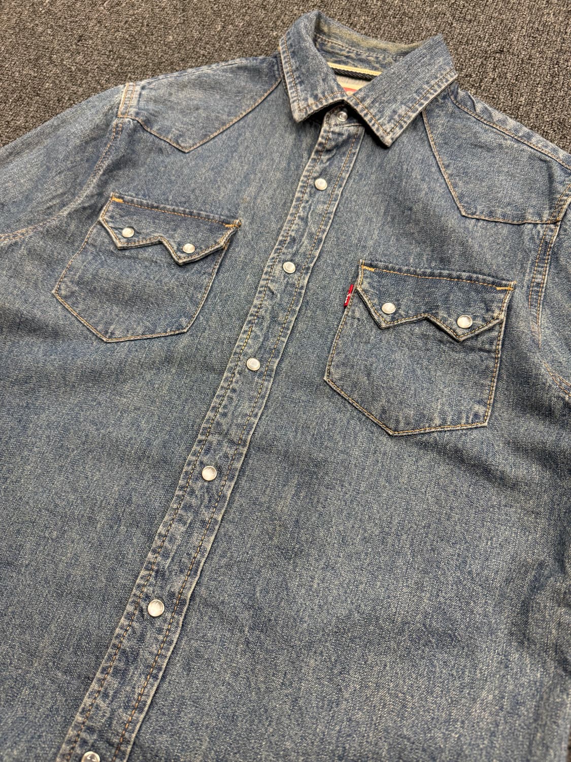 리바이스 빈티지 웨스턴 데님 셔츠 상품이미지2