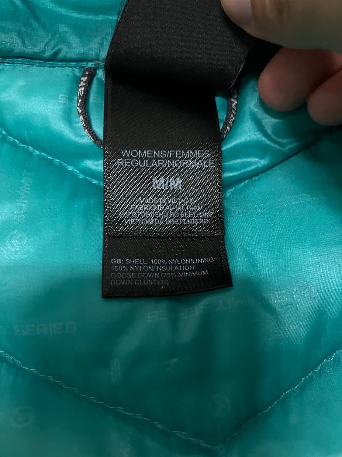 노스페이스 써밋 우먼 패딩 민트 상품이미지6