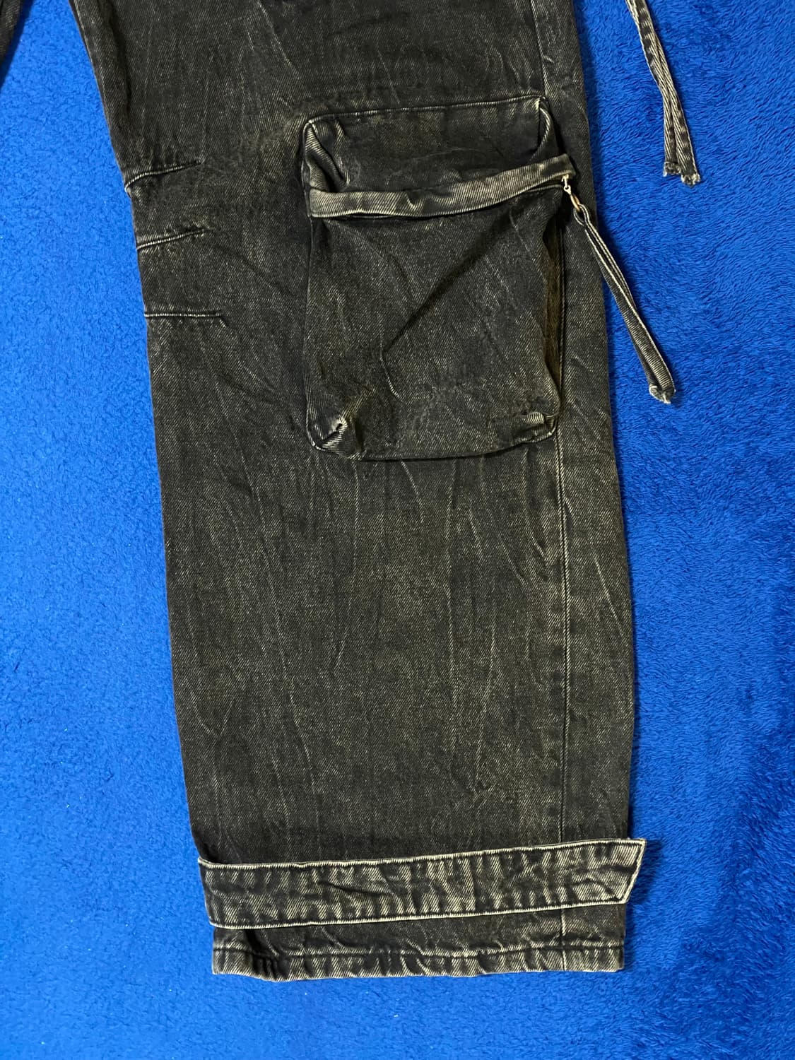 Zara 자라 유틸리티 카고 팬츠 블랙 34 상품이미지3