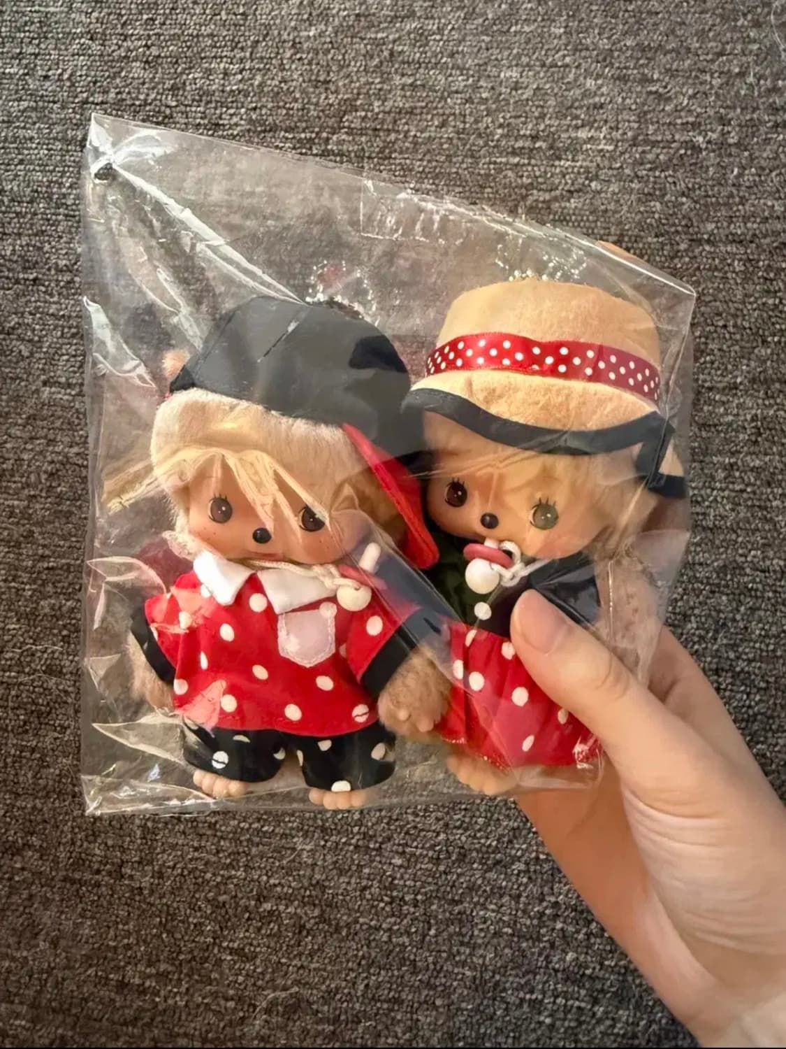 [새상품] 미키마우스 미니마우스 몬치치 인형 키링 희귀 미개봉 상품이미지1