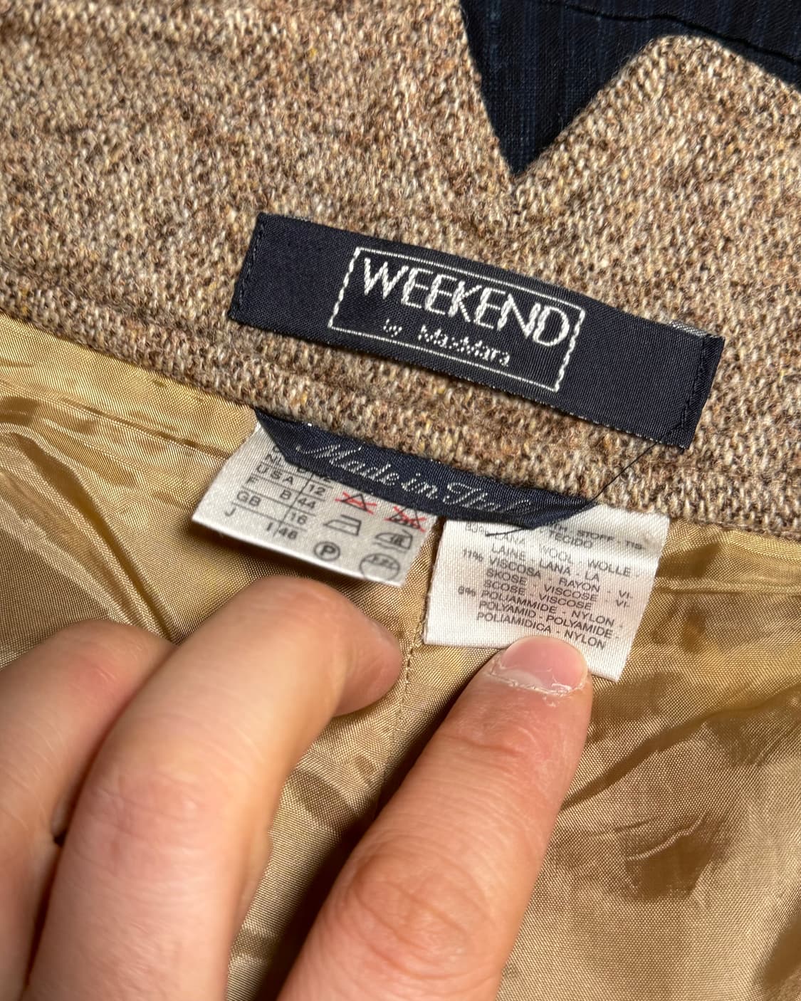 00's 위캔드 by 막스 마라 울 트라우저 30 상품이미지5