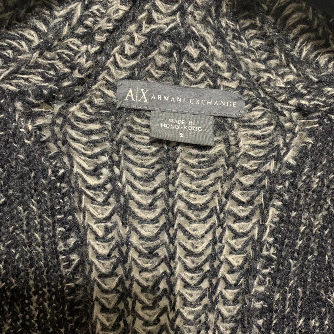 아르마니 익스체인지 그레이 니트 가디건 상품이미지7
