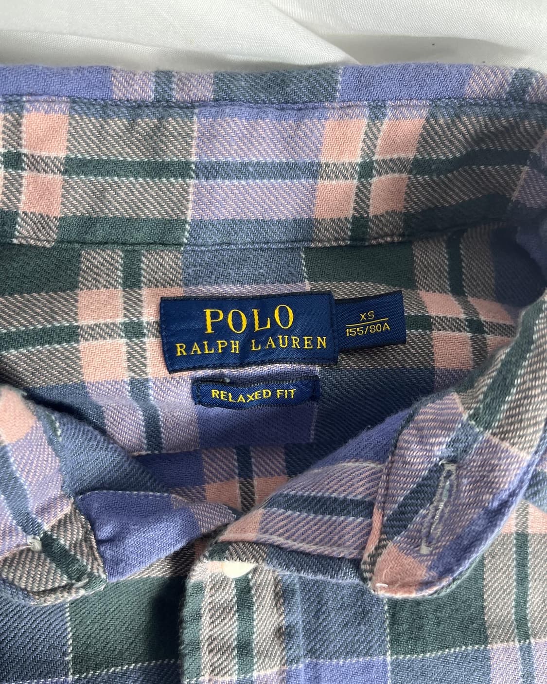 폴로 플란넬 체크 셔츠 상품이미지3