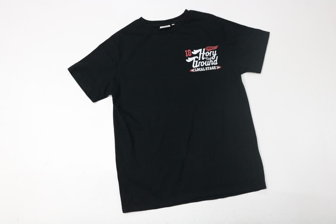 키스톤 빈티지 웨스턴 타이포그래피 블랙 반팔 티셔츠 상품이미지4