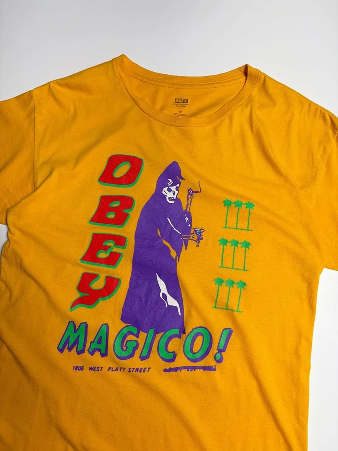 오베이 OBEY MAGICO 빅프린팅 반팔 티셔츠 R1185 상품이미지2