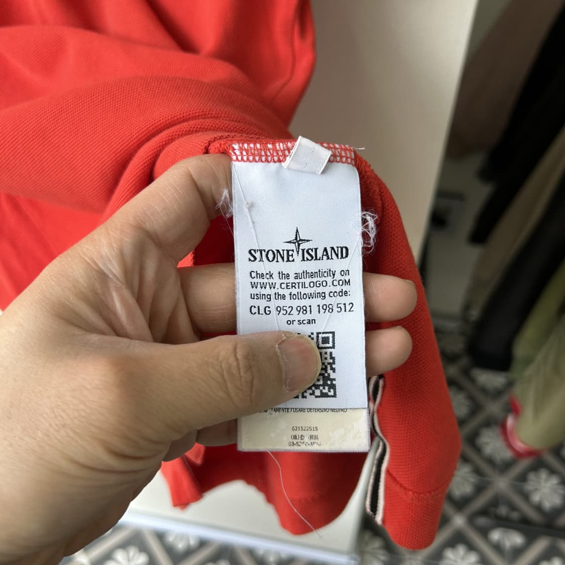 16463 - 스톤아일랜드 반팔 카라티 상품이미지5