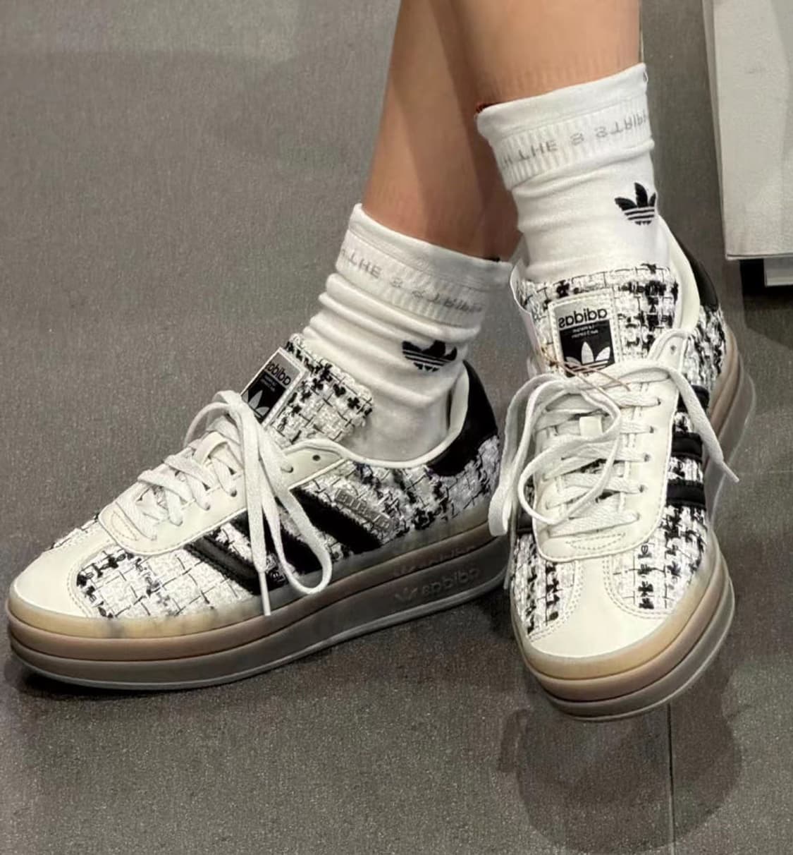 아디다스 통굽 트위드 가젤 상품이미지7