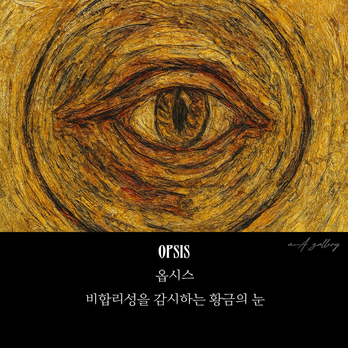 Opsis 백동 빈티지 엔틱 남자 눈 신화 반지 상품이미지7