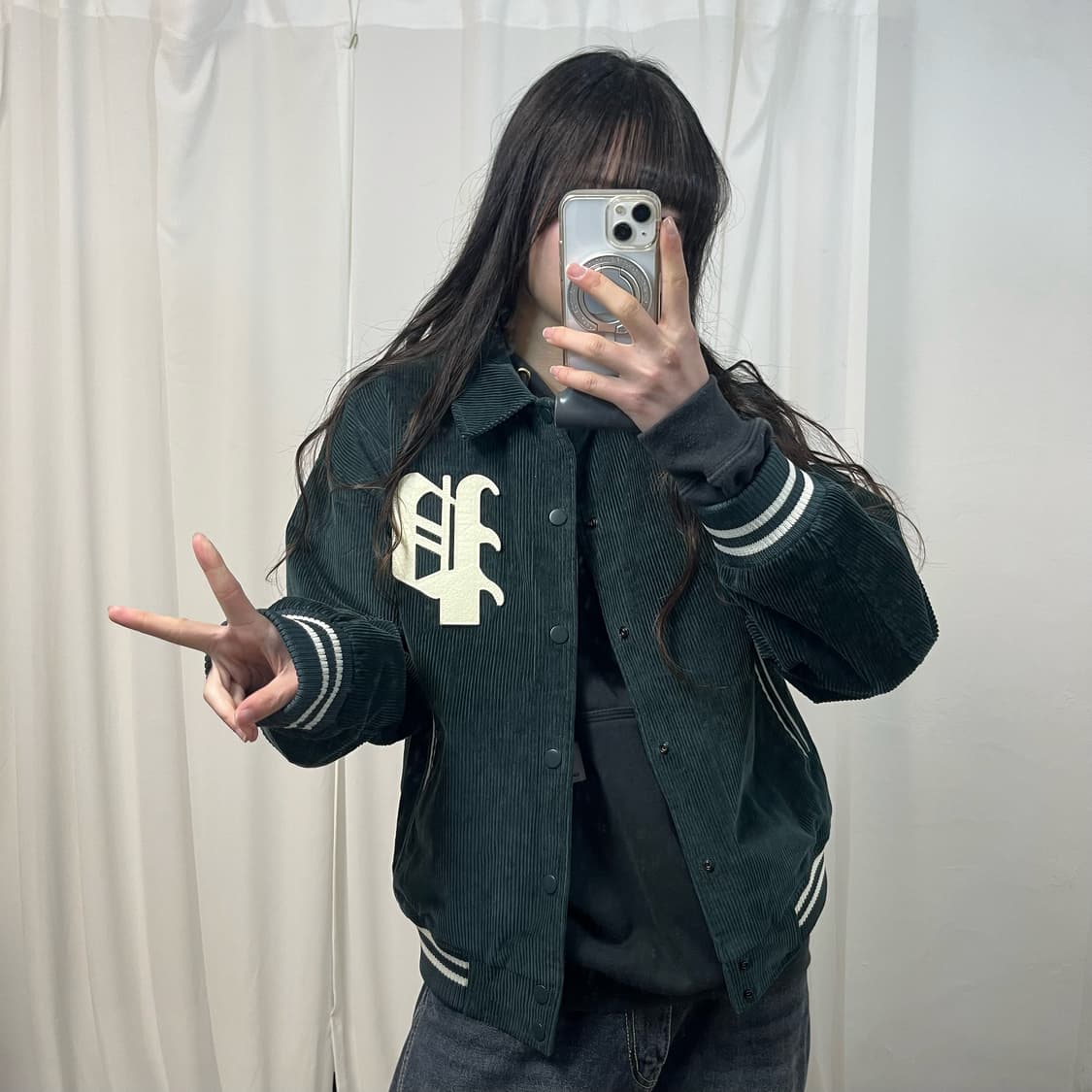 Partimento Green Corduroy Jacket  상품이미지2