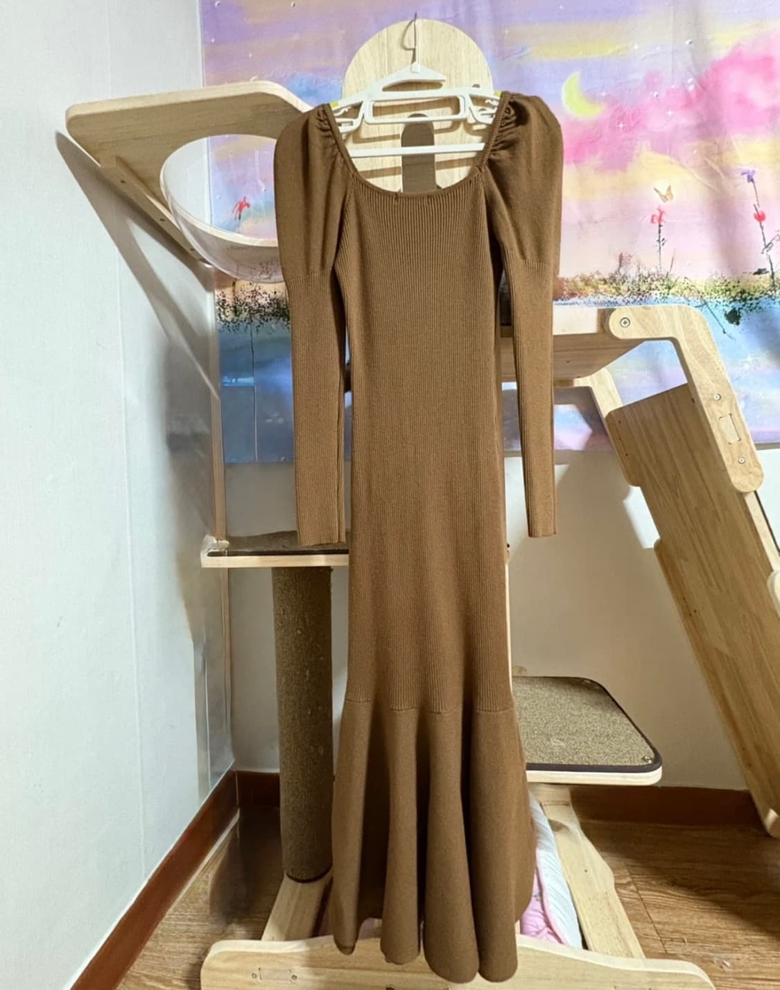 want 머메이드롱퍼프니트원피스 (정가69,000)새옷 상품이미지4