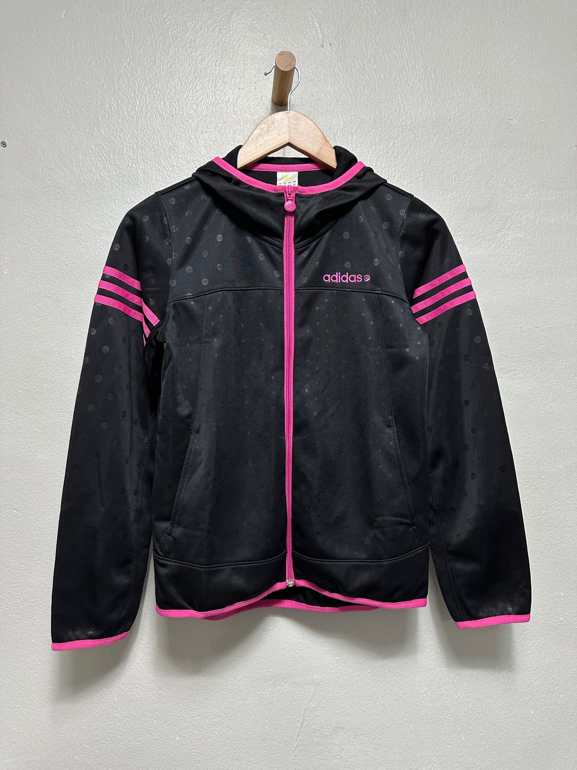 아디다스 네오라벨 도트 후드 집업 상품이미지1