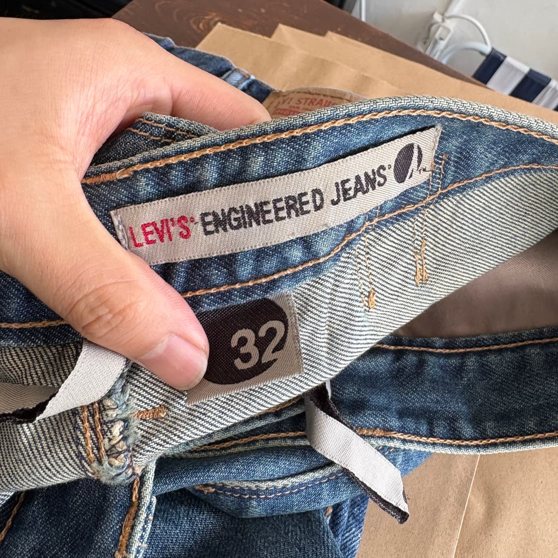 리바이스 정품 데님 엔진 청바지 상품이미지10