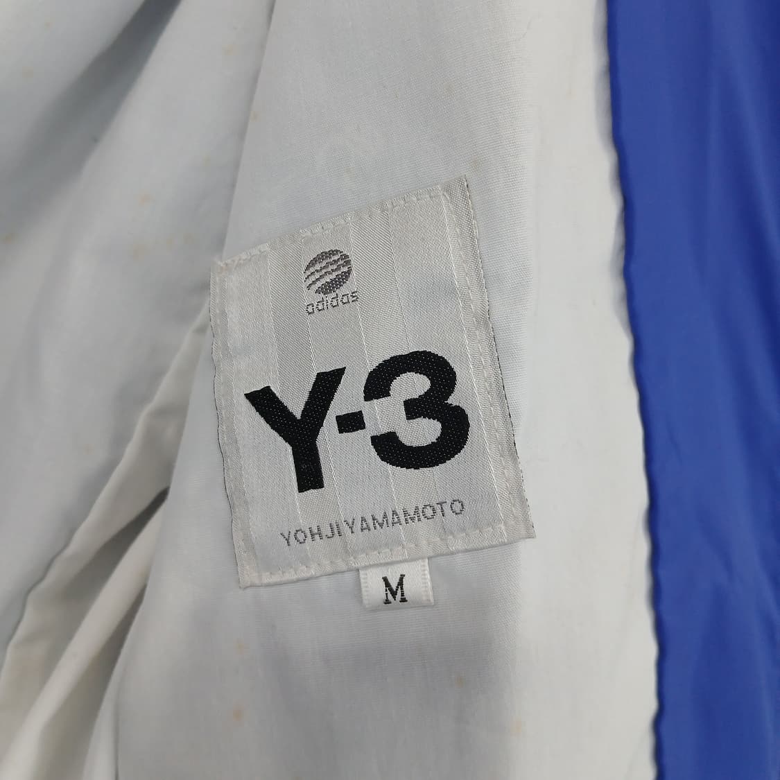 아디다스 Y-3 요지 야마모토 블루 빅프린팅 투웨이 바람막이 자켓 상품이미지6