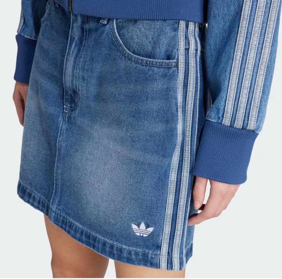 일괄)아디다스 파이어버드 데님 트랙탑+ 3S 데님 미니스커트 상품이미지3