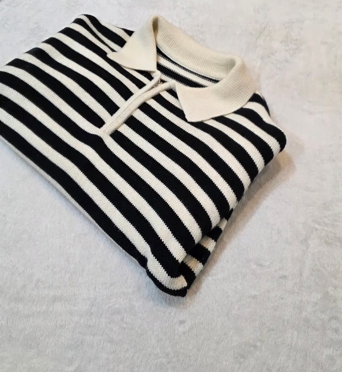 (남성) 빈티지 캐주얼 넥카라 니트 상품이미지5