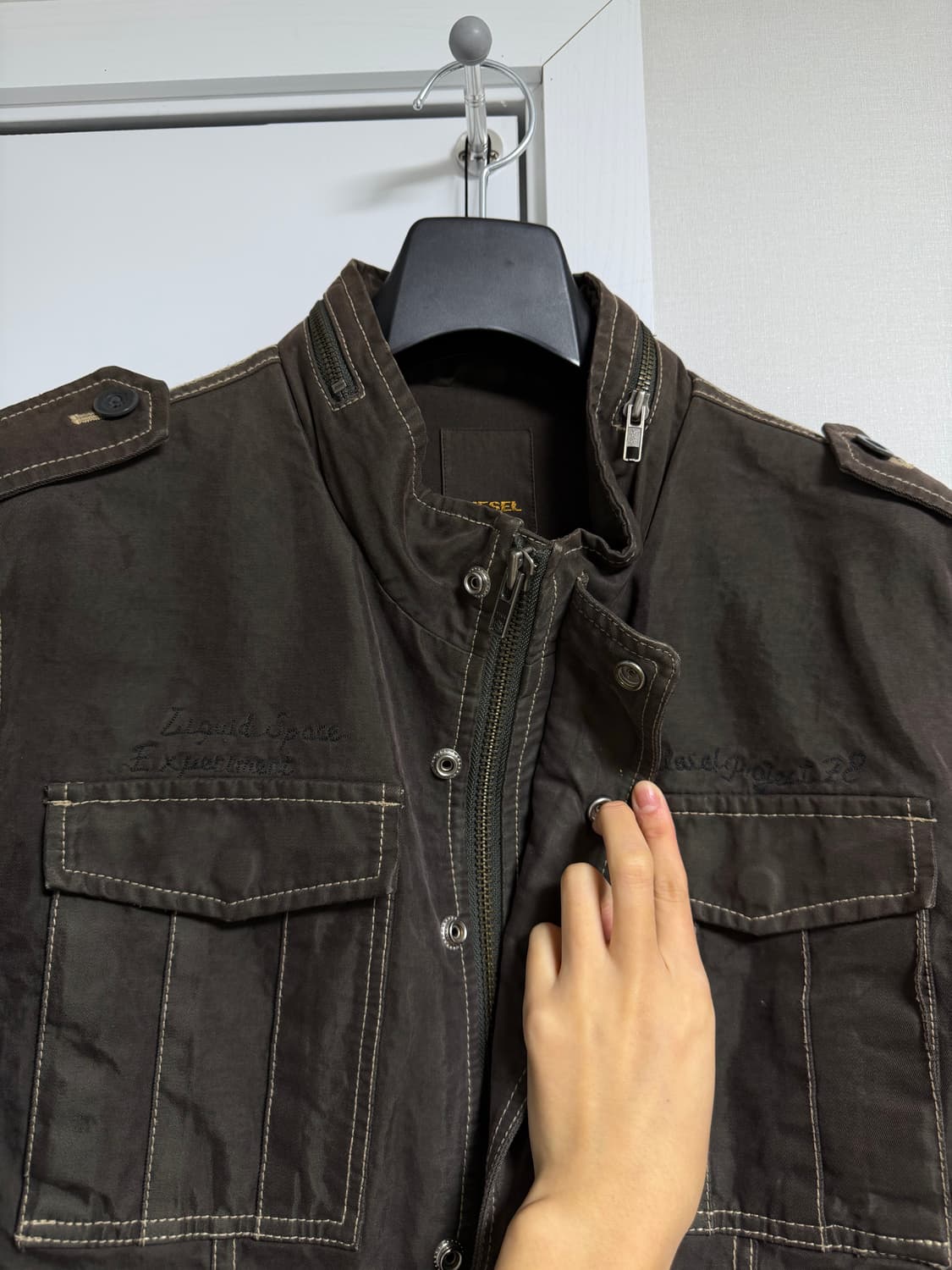 디젤 멀티포켓  헌팅 빈티지 야상 자켓 L 상품이미지9