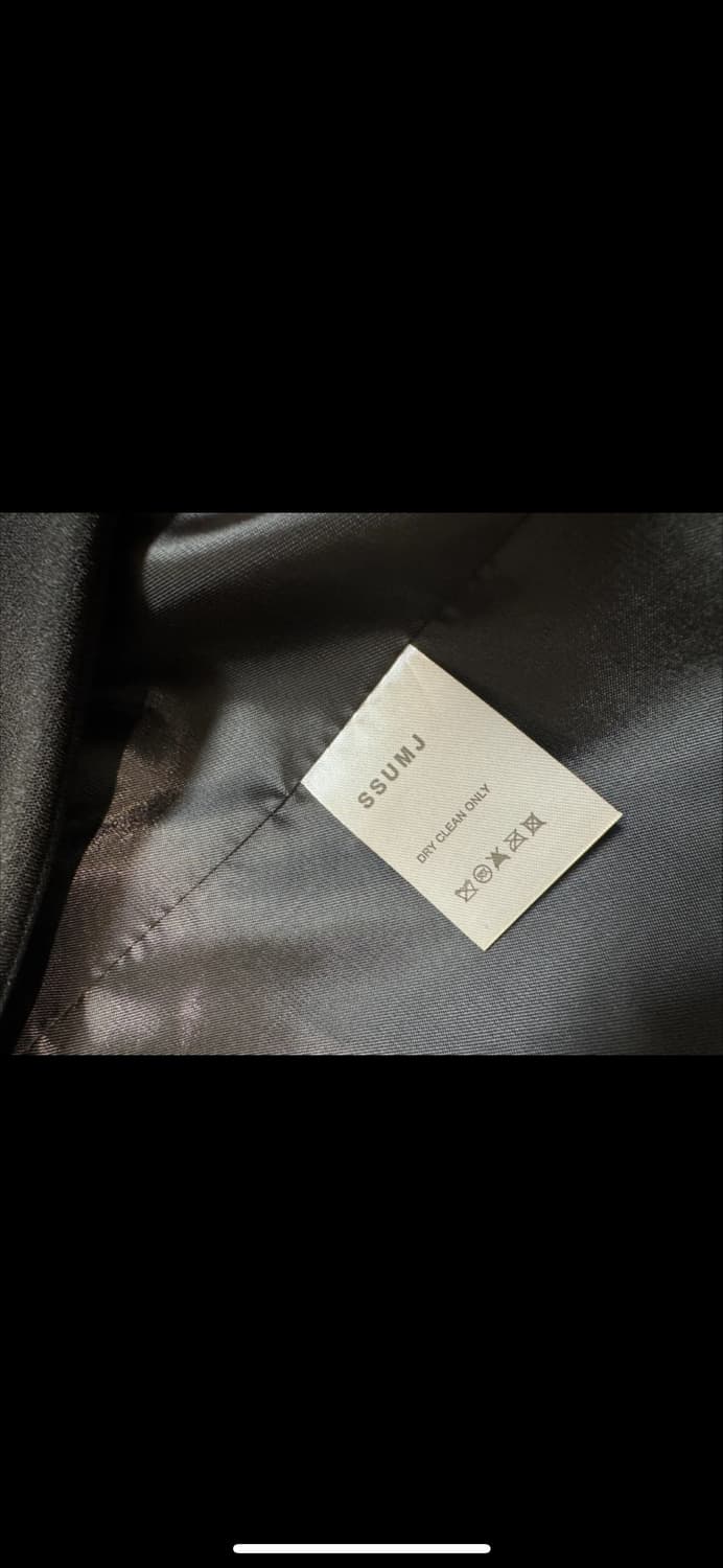 무료배송) 택채새옷- 프리미엄 썸제이 SSUMJ 블랙자켓 / 블랙마이 상품이미지8