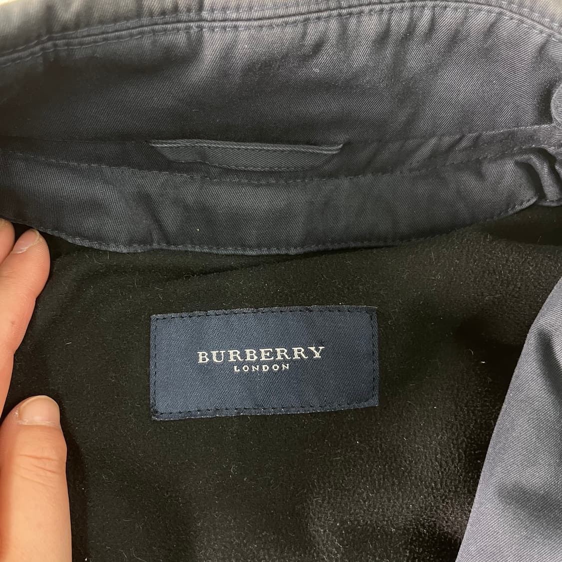 100 버버리 레더 싱글 트렌치 코트 자켓 상품이미지2