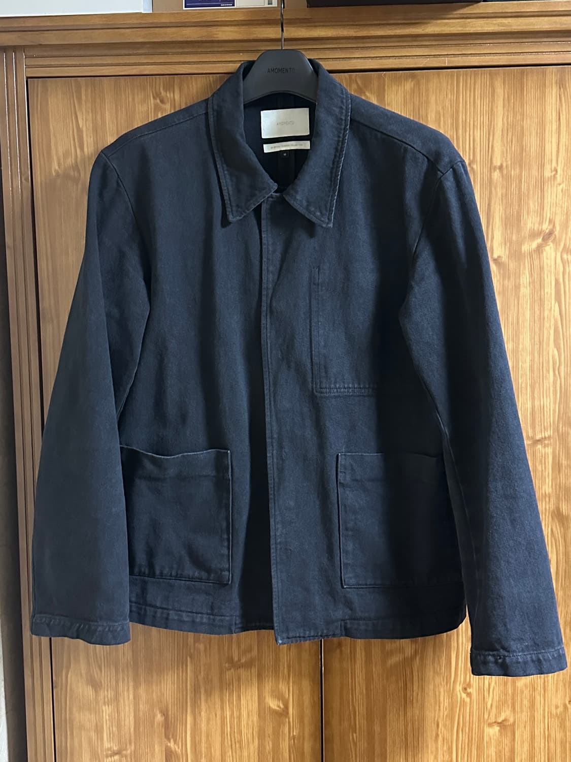아모멘토 가먼트다잉 포켓 데님 자켓 Garments Dyed Pocket 상품이미지4