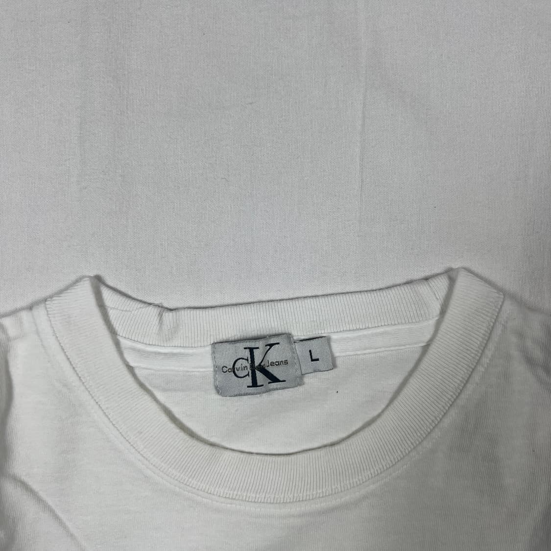 90‘s 캘빈클라인 ck 로고 프린트 반팔티 상품이미지5