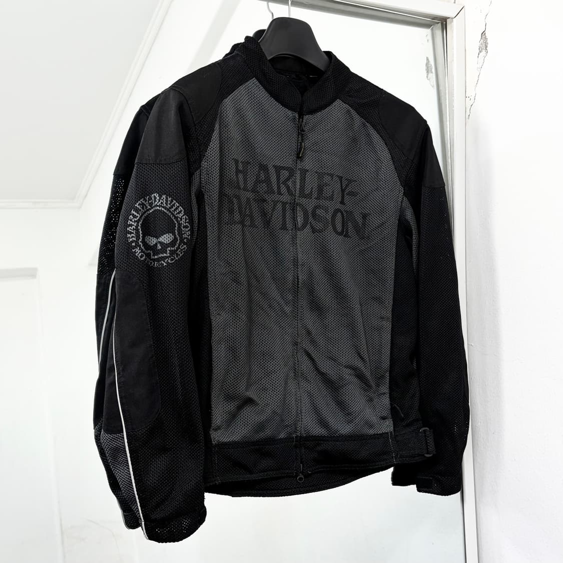 할리데이비슨 스컬 메쉬 레이싱 자켓 상품이미지5