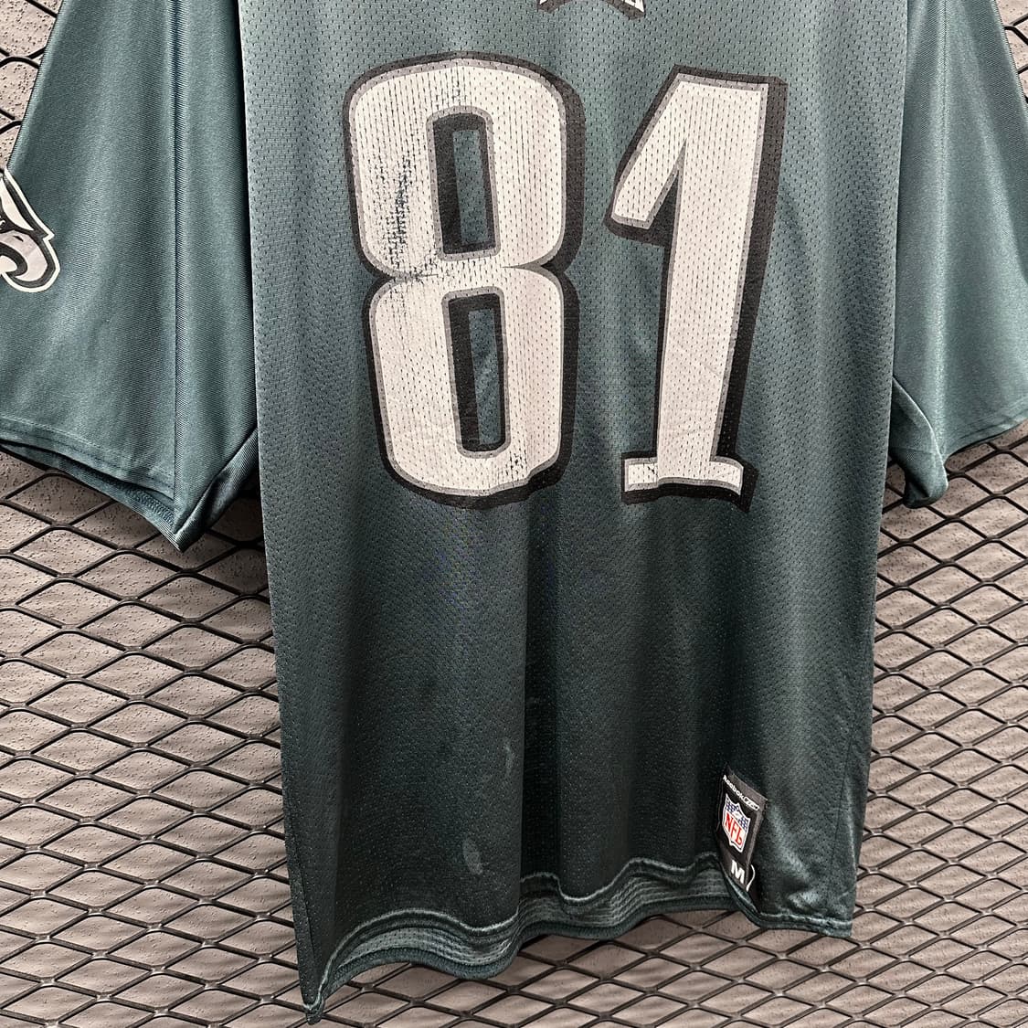 리복 x NFL 필라델피아 이글스 풋볼 그린 져지 반팔 상품이미지5