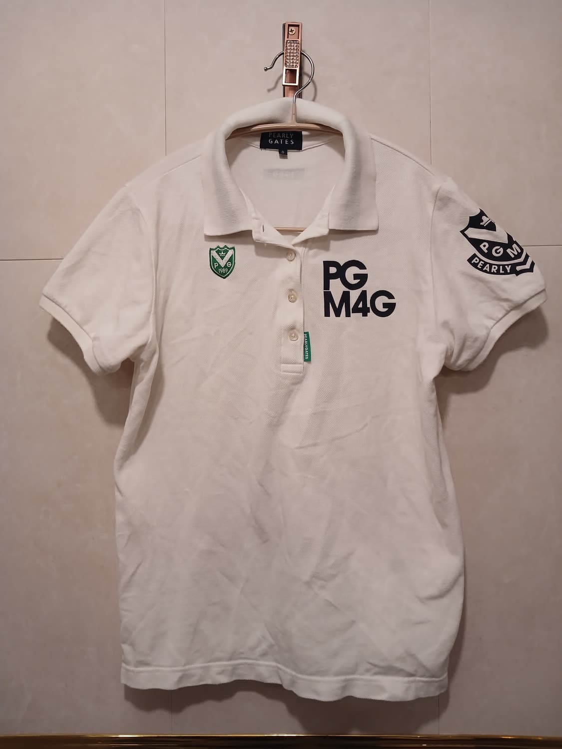 파리게이츠 정품 여성 반팔 카라티 0 사이즈 상품이미지1