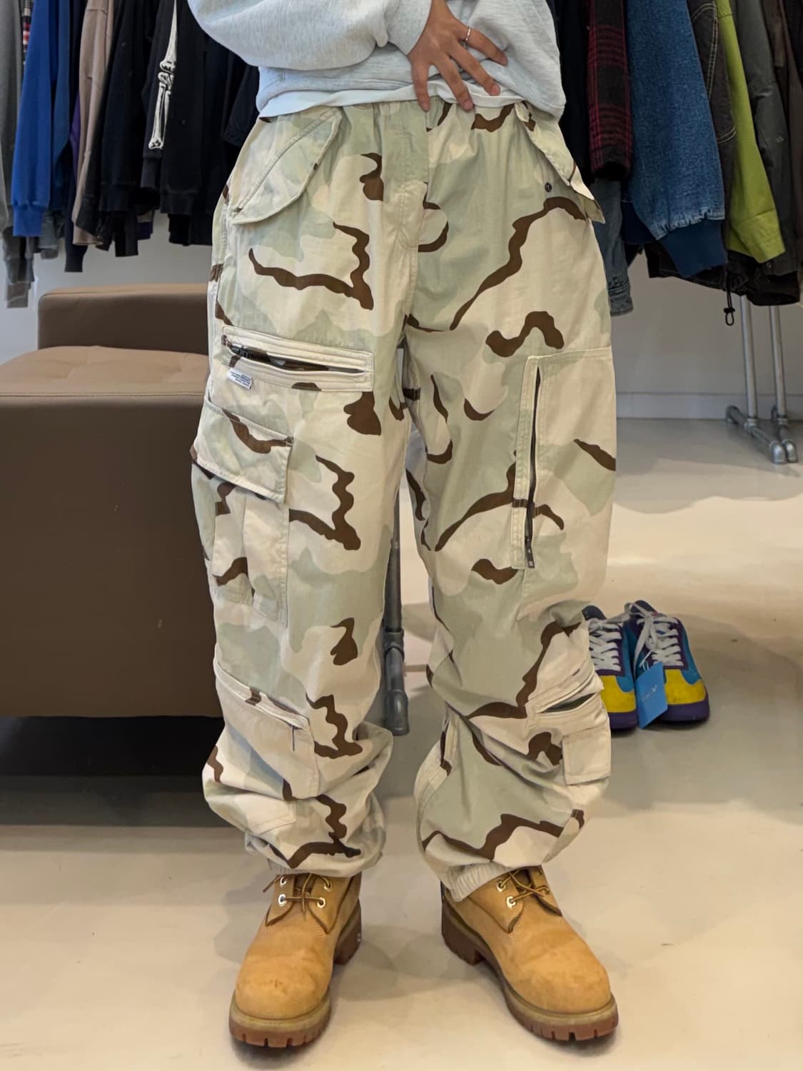 디스이즈네버댓 카고 플라이트 팬츠 데저트 카모 상품이미지5