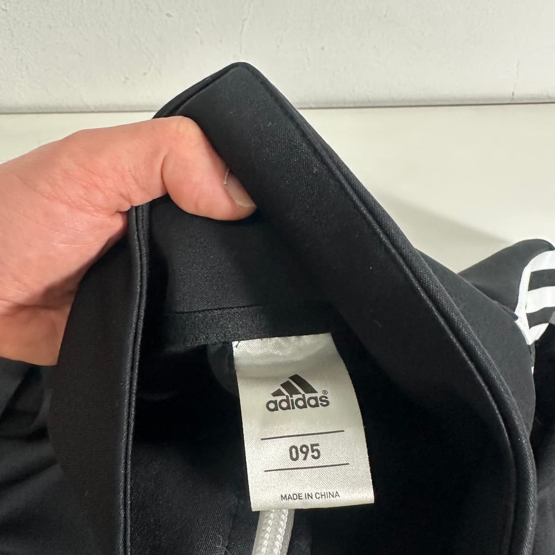 95 아디다스 블랙 트레이닝 트랙탑 집업 져지 상품이미지4