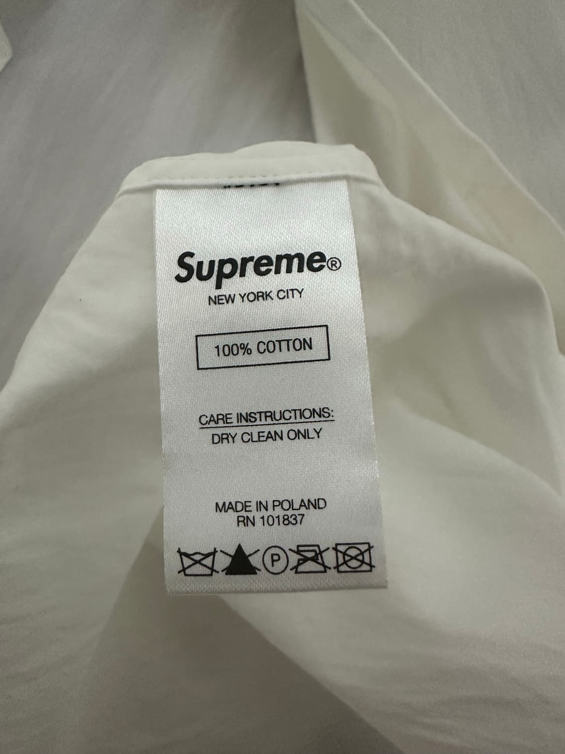 슈프림x요지야마모토 20fw 셔츠  상품이미지4