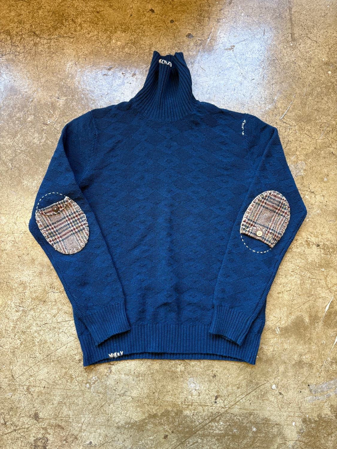 BOB 이태리 핸드메이드 사시코 울 니트 폴라 상품이미지1