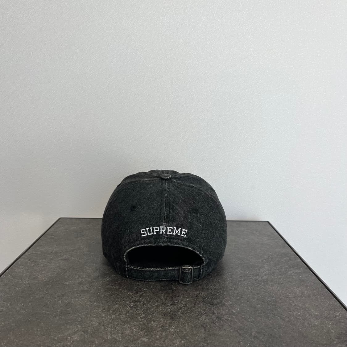 (OS) 슈프림 S로고 볼캡 모자 22SS 케블라 데님 블랙 상품이미지4