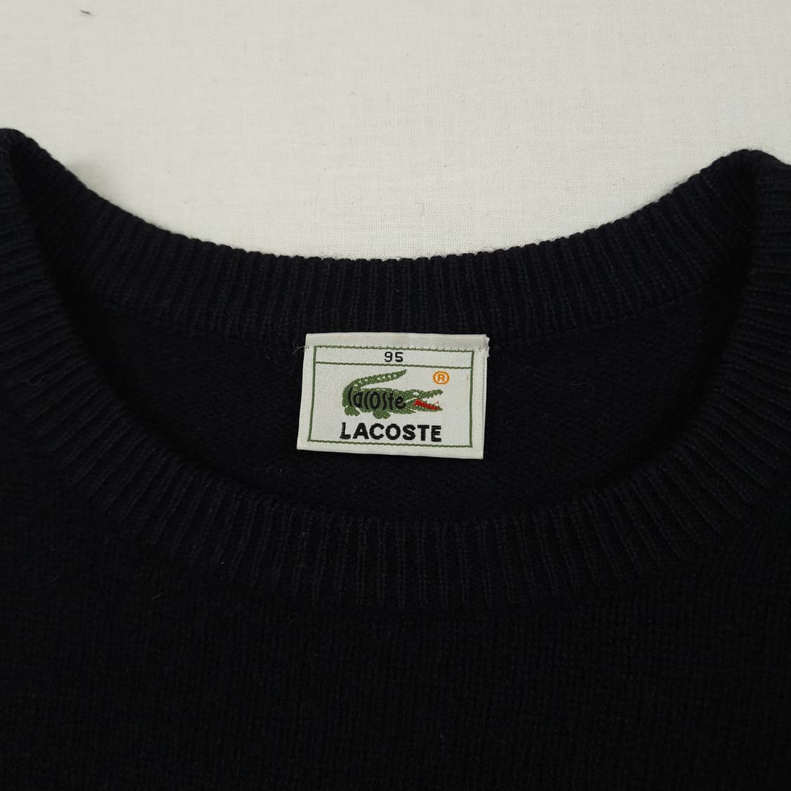 L(100)라코스테 크루넥 니트 네이비 상품이미지4