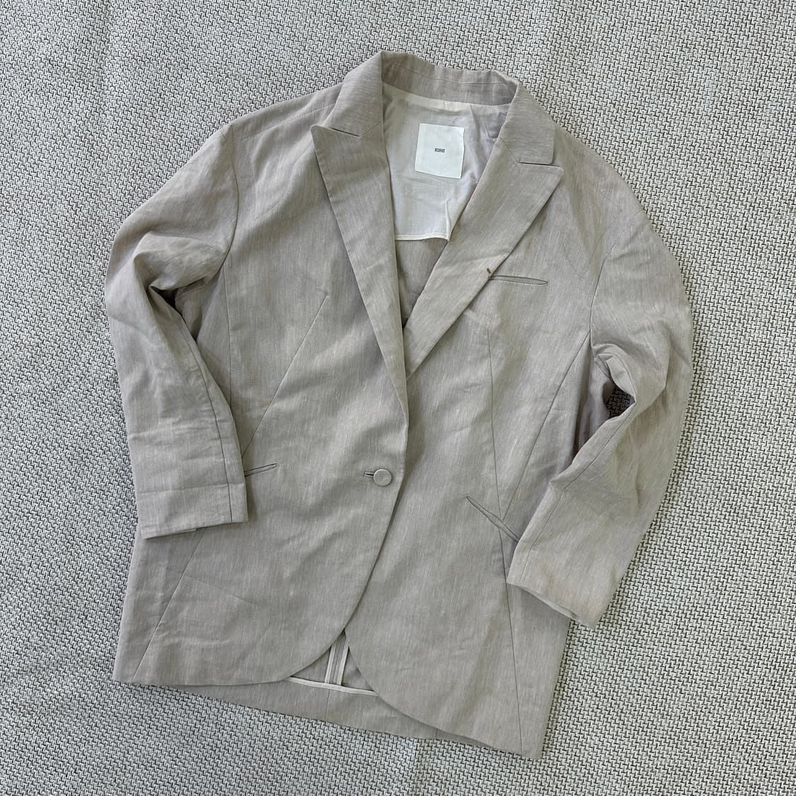 81-90-155 구호 코튼 린넨 자켓 0326D 상품이미지1