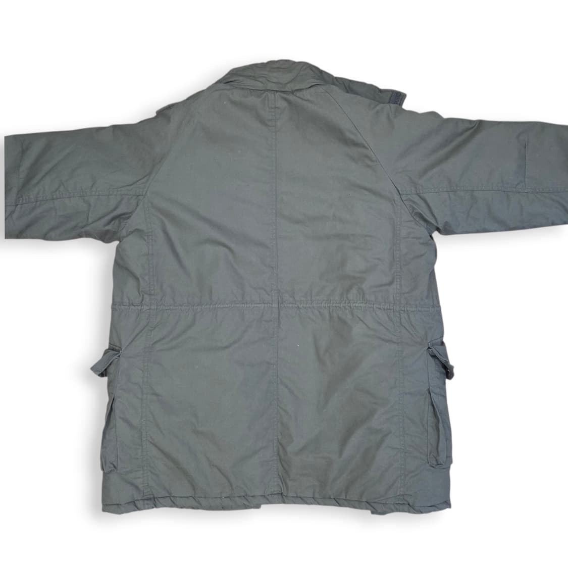 킹스툴 카키색 오버핏 야상 개파카 점퍼 상품이미지3