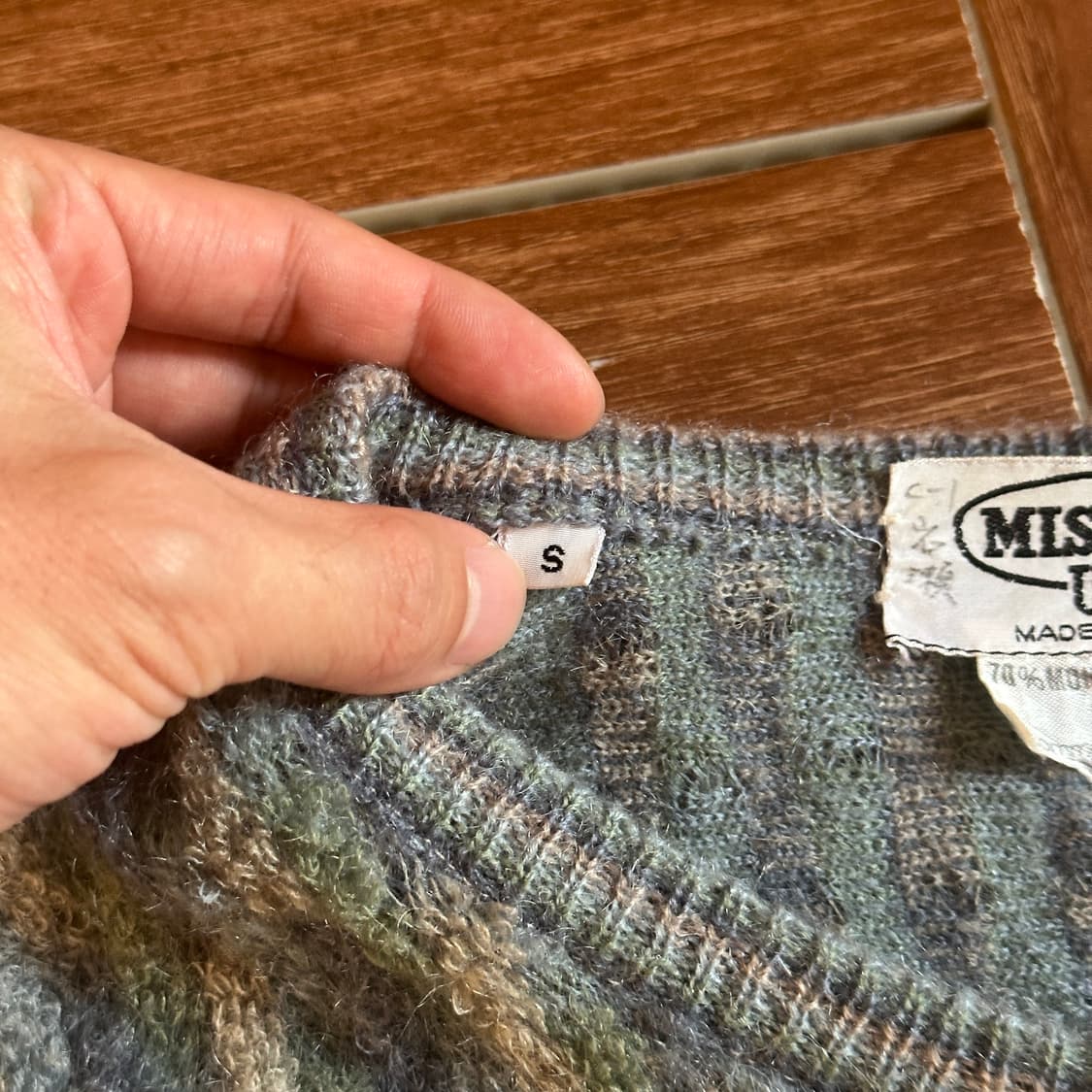 Missoni uomo mohair wool knit sweater 상품이미지5