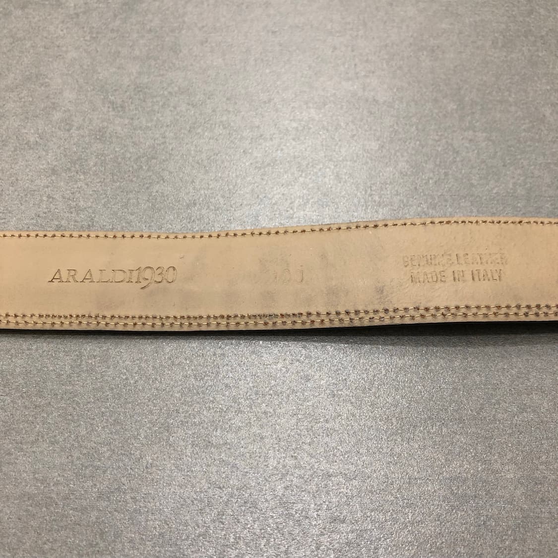 아랄디 araldi 1930 이태리 스웨이드 레더 가죽 벨트 상품이미지3
